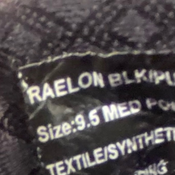 Abeo Running Shoes Raelon Aero Black Purple  Size 9.5 M - Picture 9 of 10